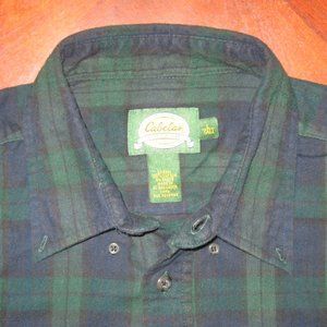 **GREAT SHAPE** Cabela's LT Flannel Black Watch